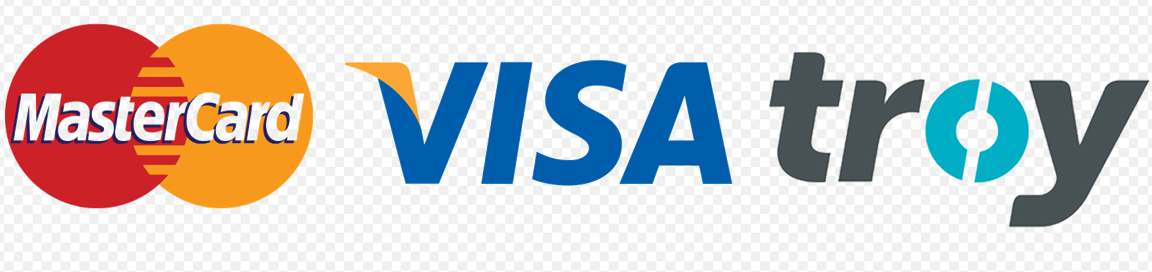 Mastercard, Visa ve Troy ile ödeme